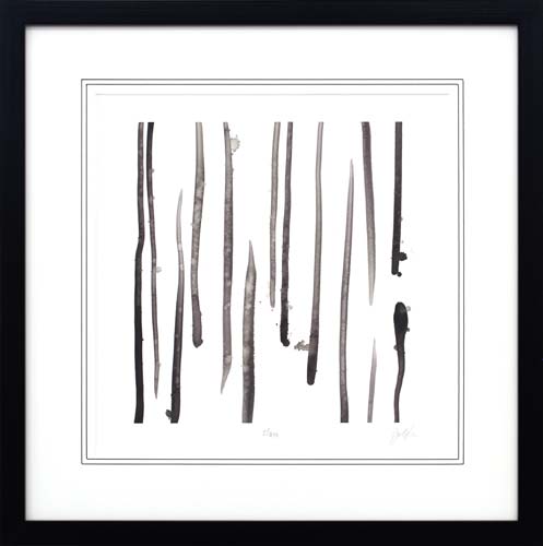 June Erica Vess “Monochrome Gestures IX” | Licensed Art Print | Framed Art | Lithograph | Abstract