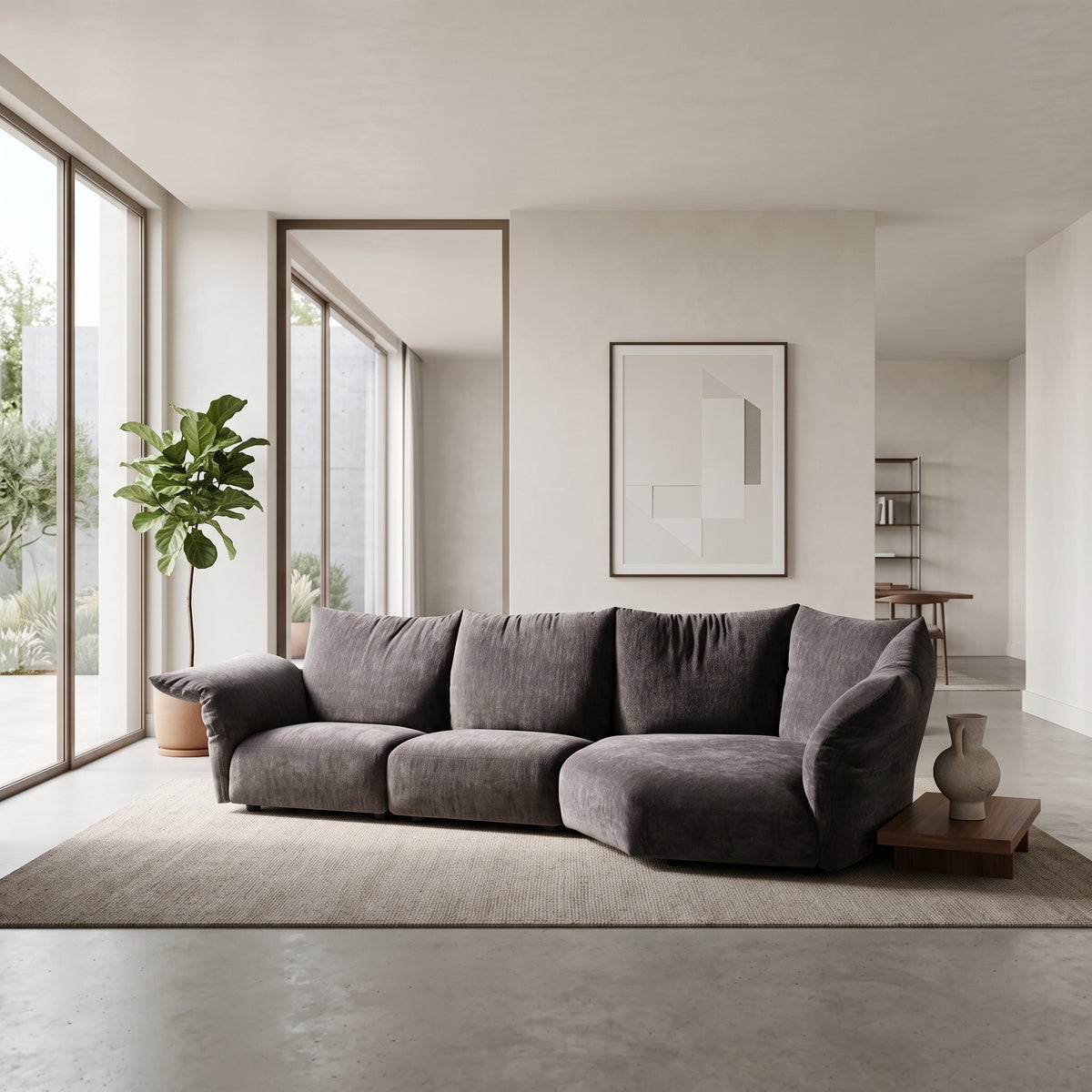 Petal SF2280 Custom Modular Sofa | Pet Friendly Leather & Fabric