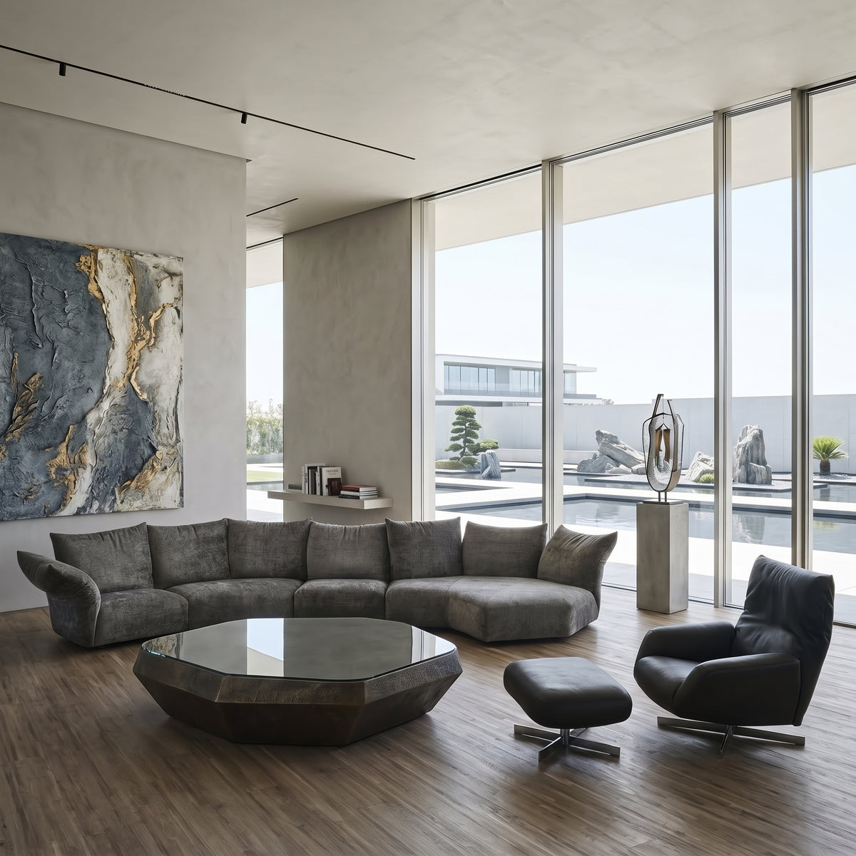 Petal SF2280 Custom Modular Sofa | Pet Friendly Leather & Fabric