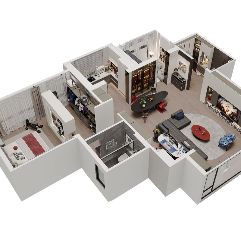 Picket&RailFull House Interior Design