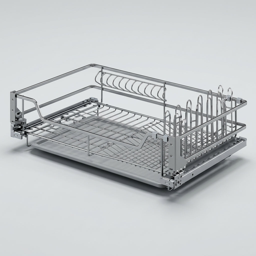 Pull-Out Dish Basket | Nano Dry-Plated
