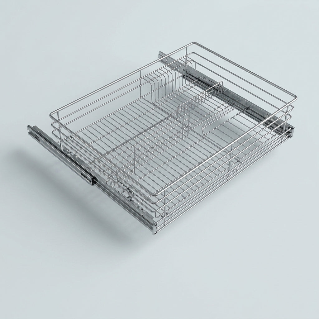 Pull-Out Dish Basket | Stainless Steel
