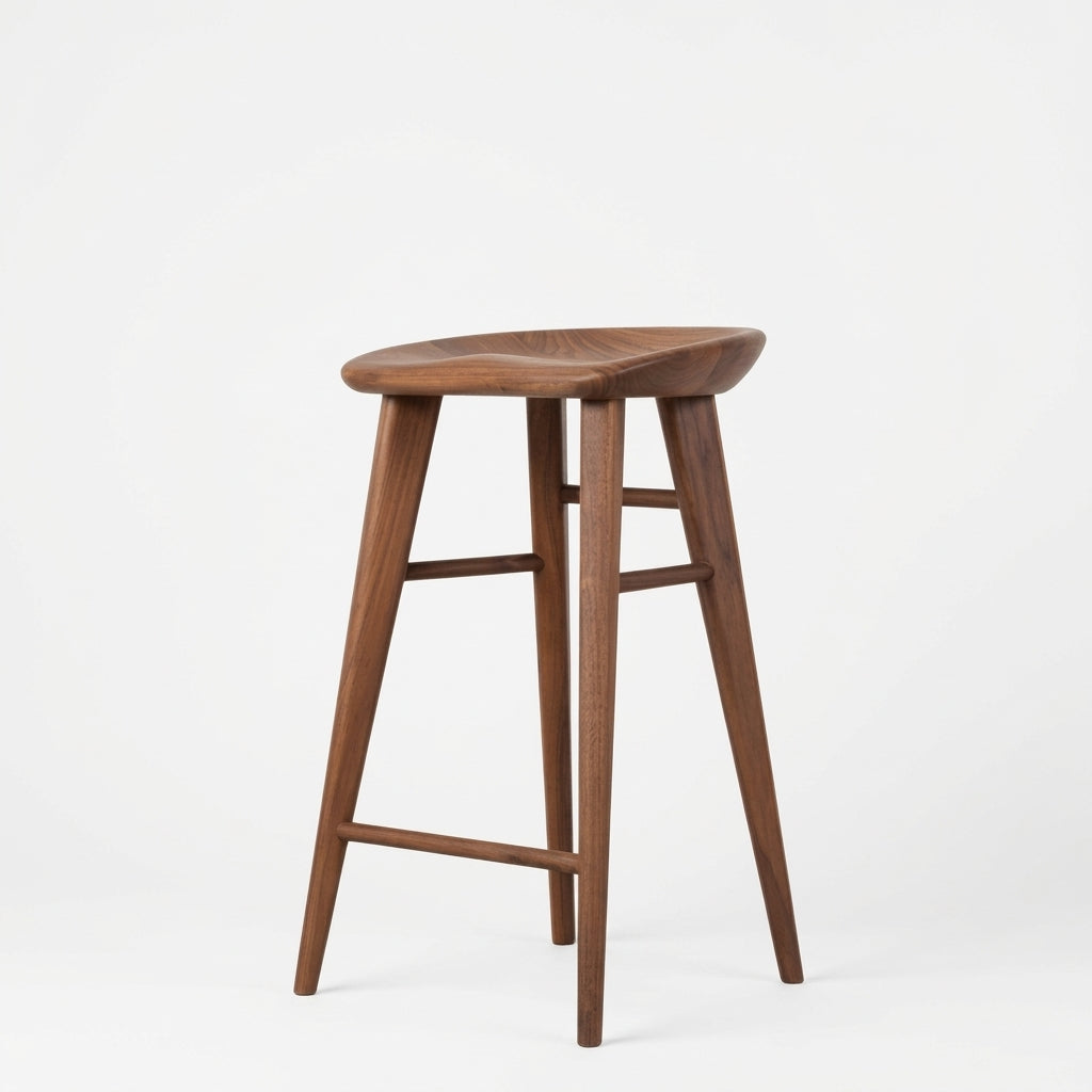 Rafiel CH2407 Custom Chair | Mid Century Minimalist | American Solid Hardwood