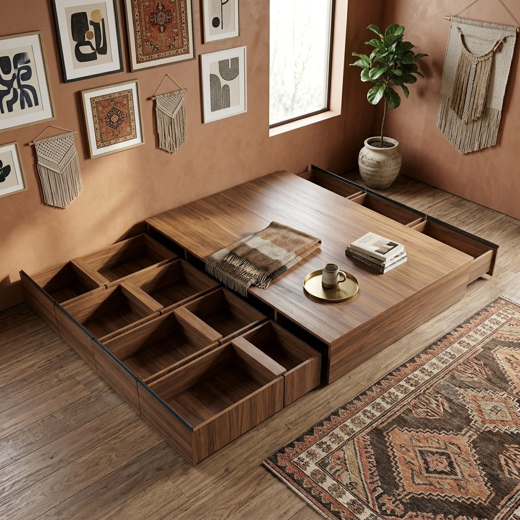 Tatami Storage® Platform Bed TQ12 | Queen Size