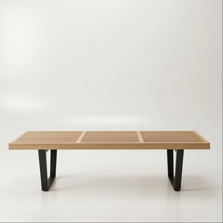 Rhyza CT3005 Custom Chair | Bench | Coffee Table | Mid Century Minimalist | American Solid Hardwood
