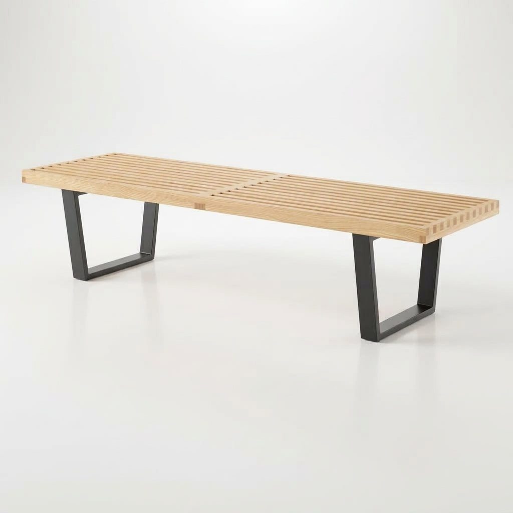 Rhyza CT3005 Custom Chair | Bench | Coffee Table | Mid Century Minimalist | American Solid Hardwood