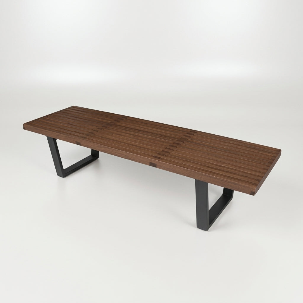 Rhyza CT3005 Custom Chair | Bench | Coffee Table | Mid Century Minimalist | American Solid Hardwood