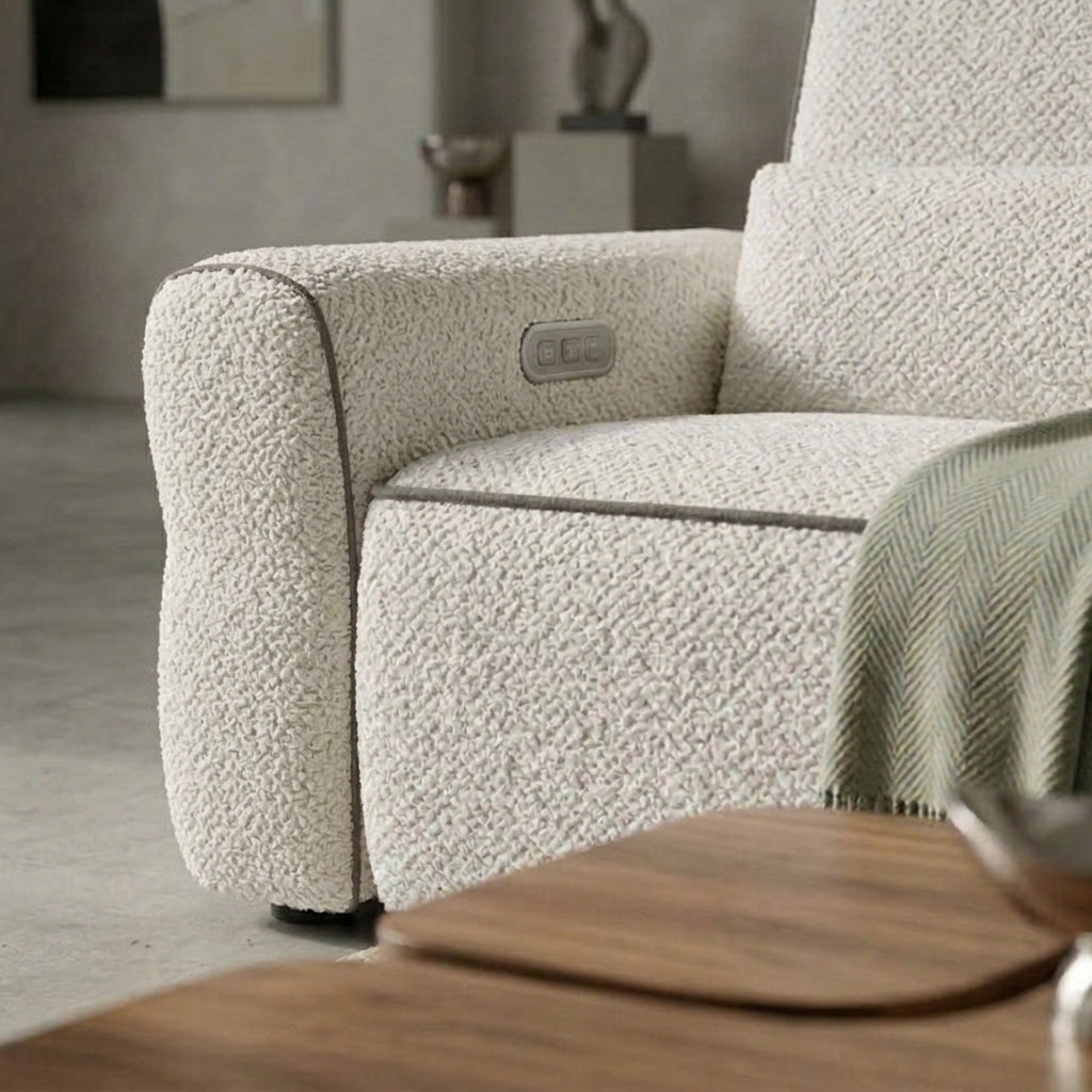 Americana RN8809 Custom Modular Electric Recliner Sofa | Wall Hugging | Pet Friendly Leather & Fabric