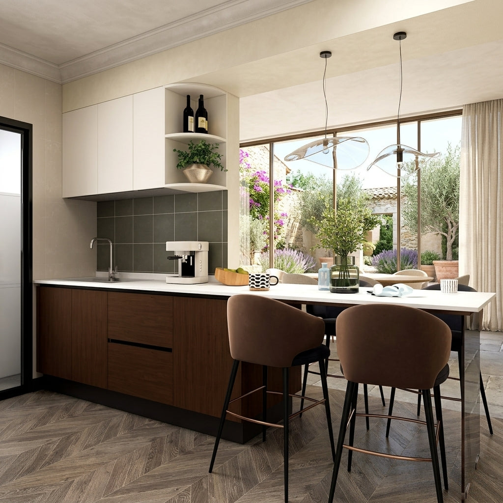 SCHMITT SmartFit Kitchen System | Flow Series | Water Resistant | 26ft