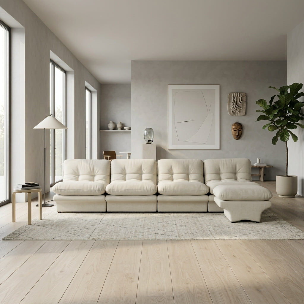 Waffle SF2239 Custom Modular Sofa | Pet Friendly Leather & Fabric