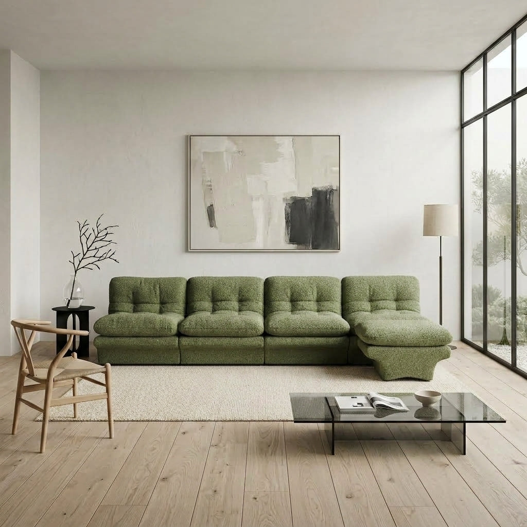 Waffle SF2239 Custom Modular Sofa | Pet Friendly Leather & Fabric