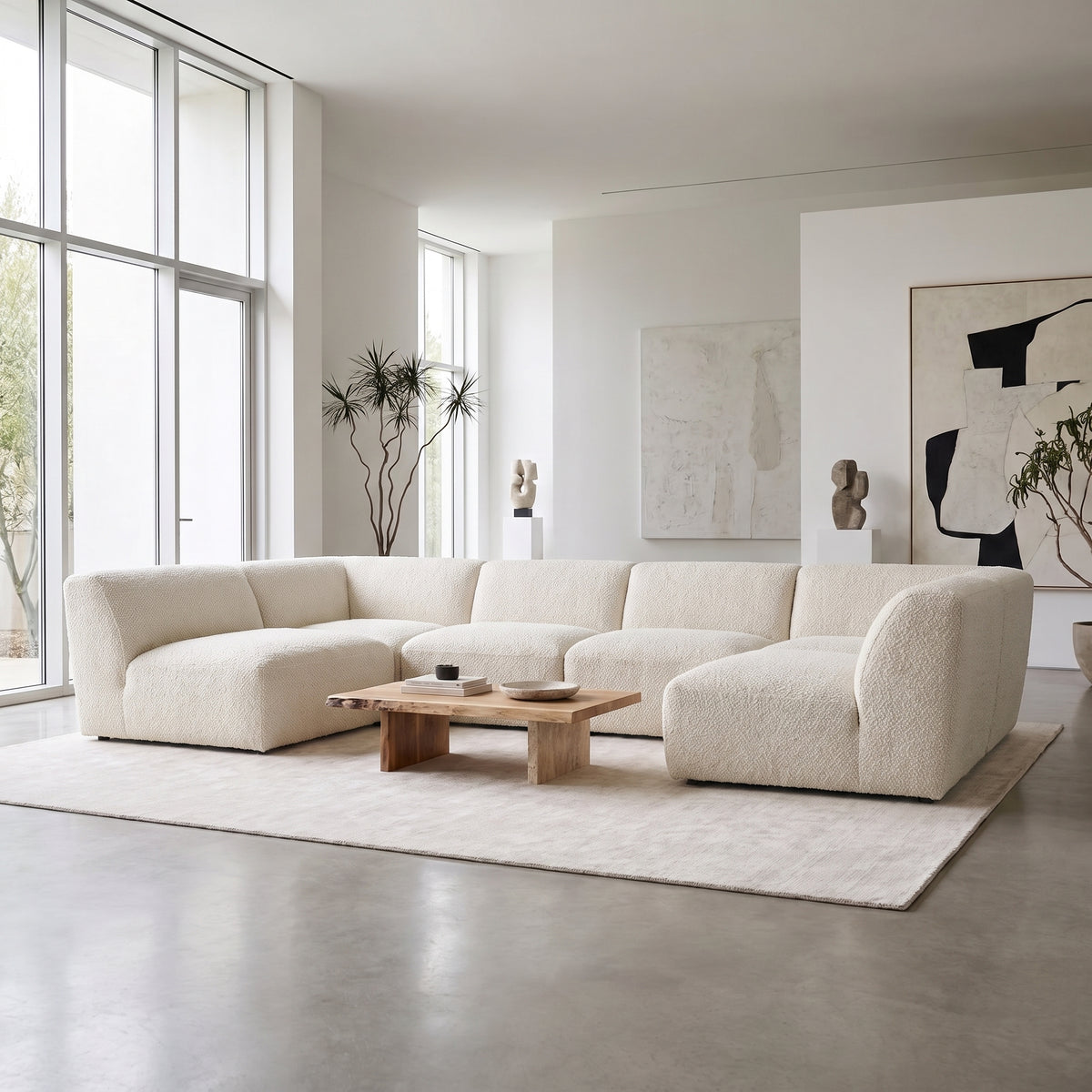 Snow SF2241 Custom Modular Sofa | Italian Leather | Top Grain