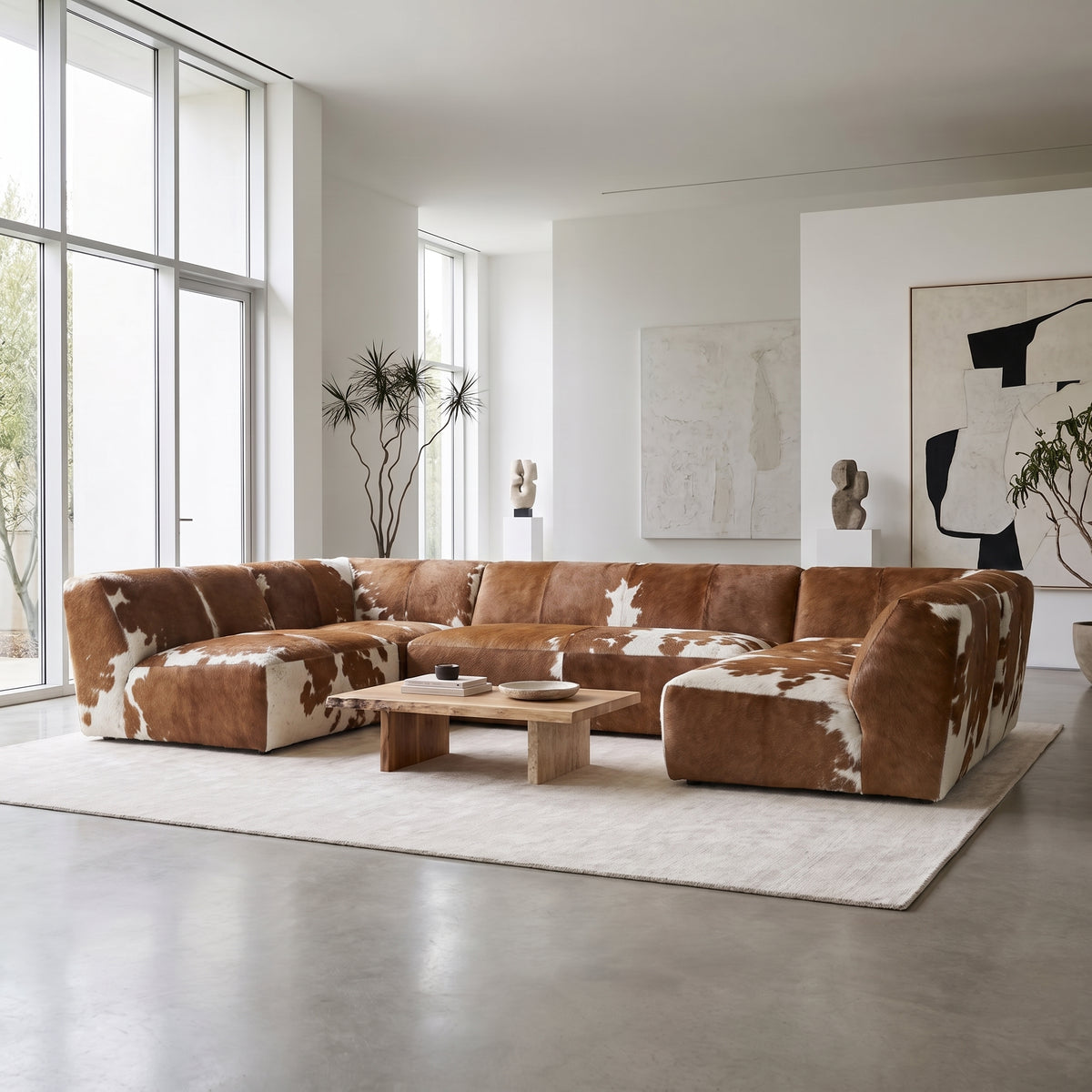 Snow SF2241 Custom Modular Sofa | Italian Leather | Top Grain