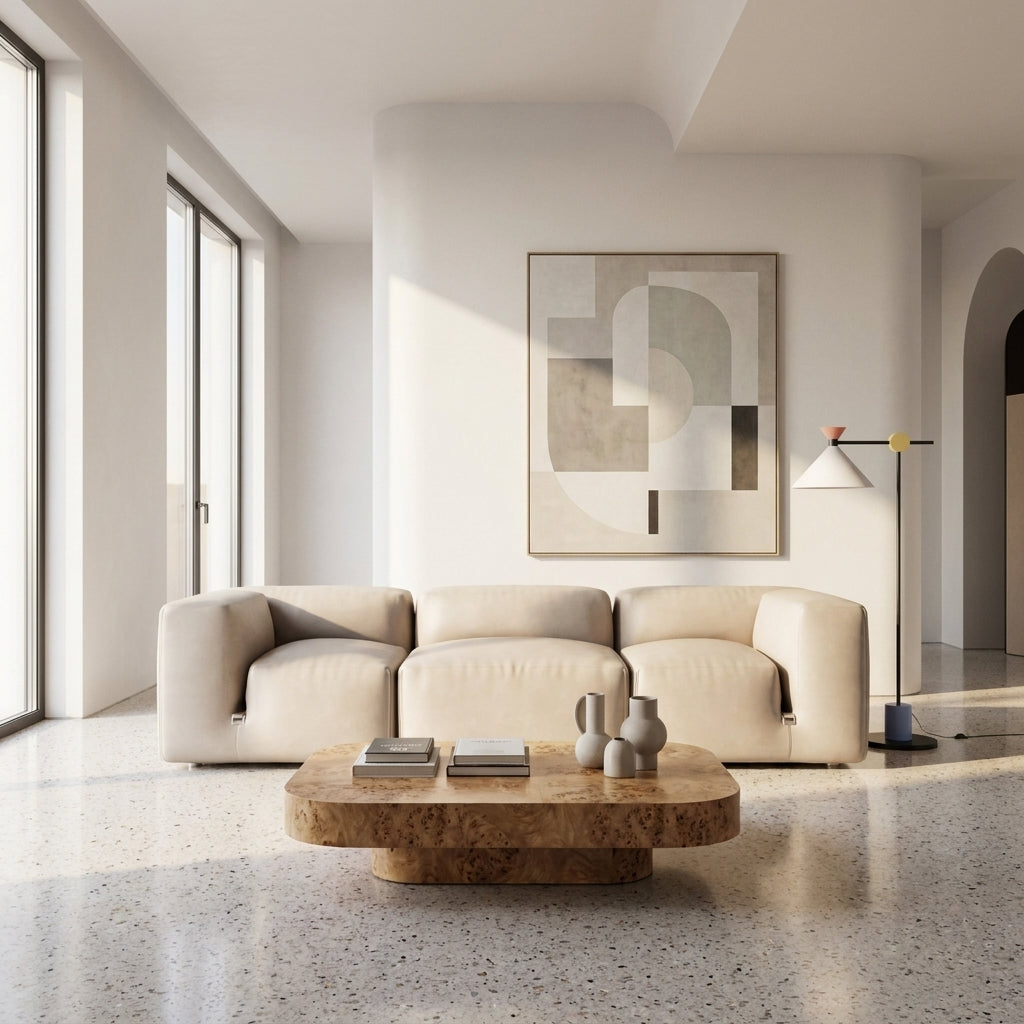 Monolito SF2255 Custom Modular Sofa | Pet Friendly Leather & Fabric