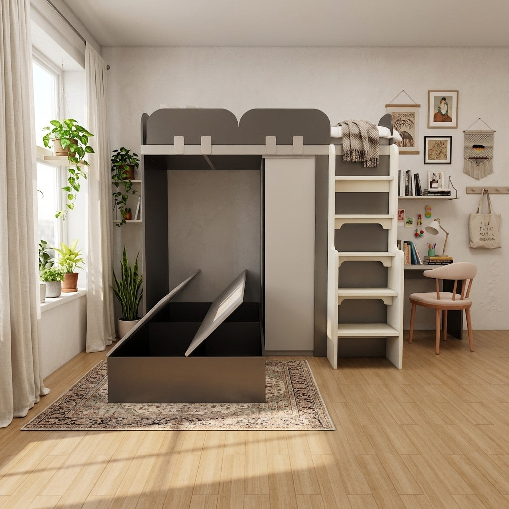 SOGAL Customized Bunk Bed BL31 |Loft Bed | Study | Single Size