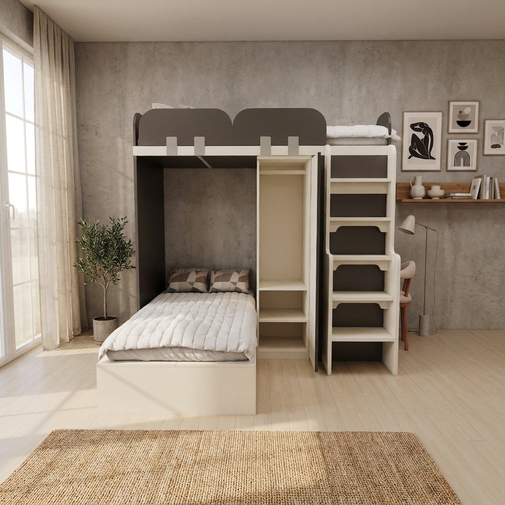 SOGAL Customized Bunk Bed BL31 |Loft Bed | Study | Single Size