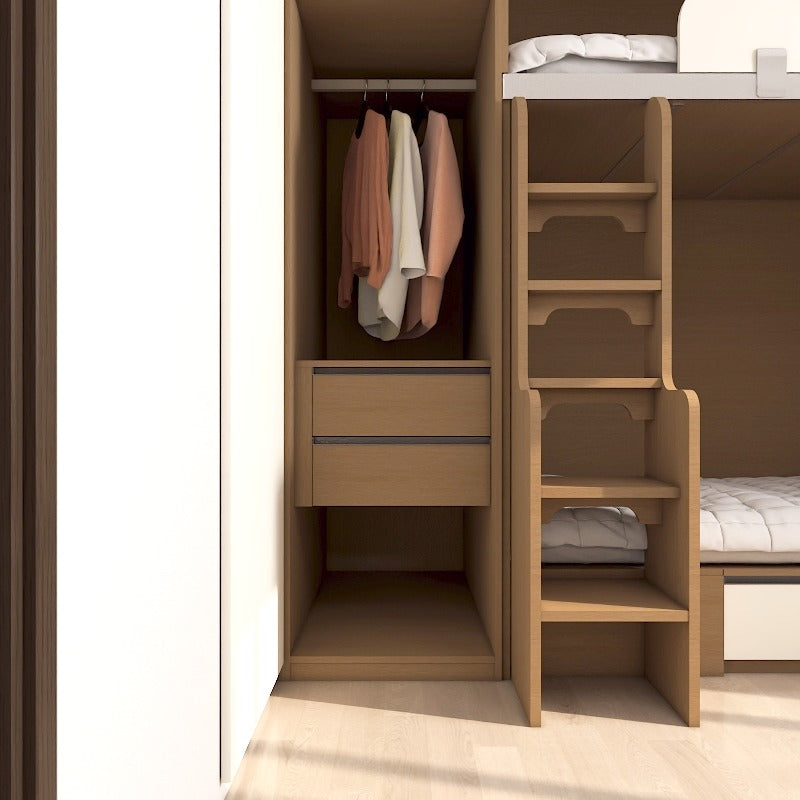 SOGAL Customized Bunk Bed BL29 | Loft Bed | Full Height | Storage Cabinets | Single & Super Single Size