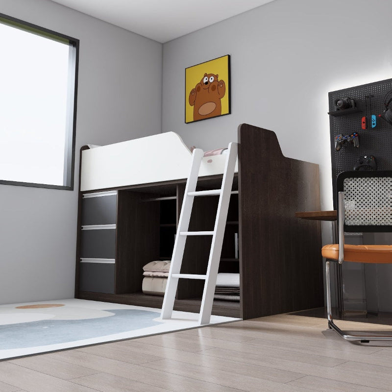 SOGAL Customized Low Bunk Bed Single Size/Super Single Size Loft - BBTL-12