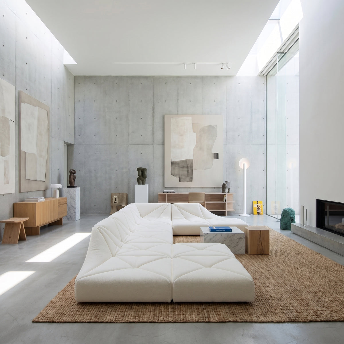 Sandra SF2247 Custom Modular Sofa | Pet Friendly Leather & Fabric