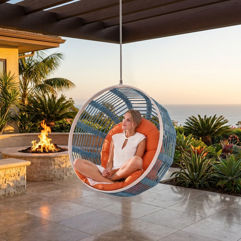 Seattle Outdoor Hammock | Powder-Coated Aluminum | WA6025