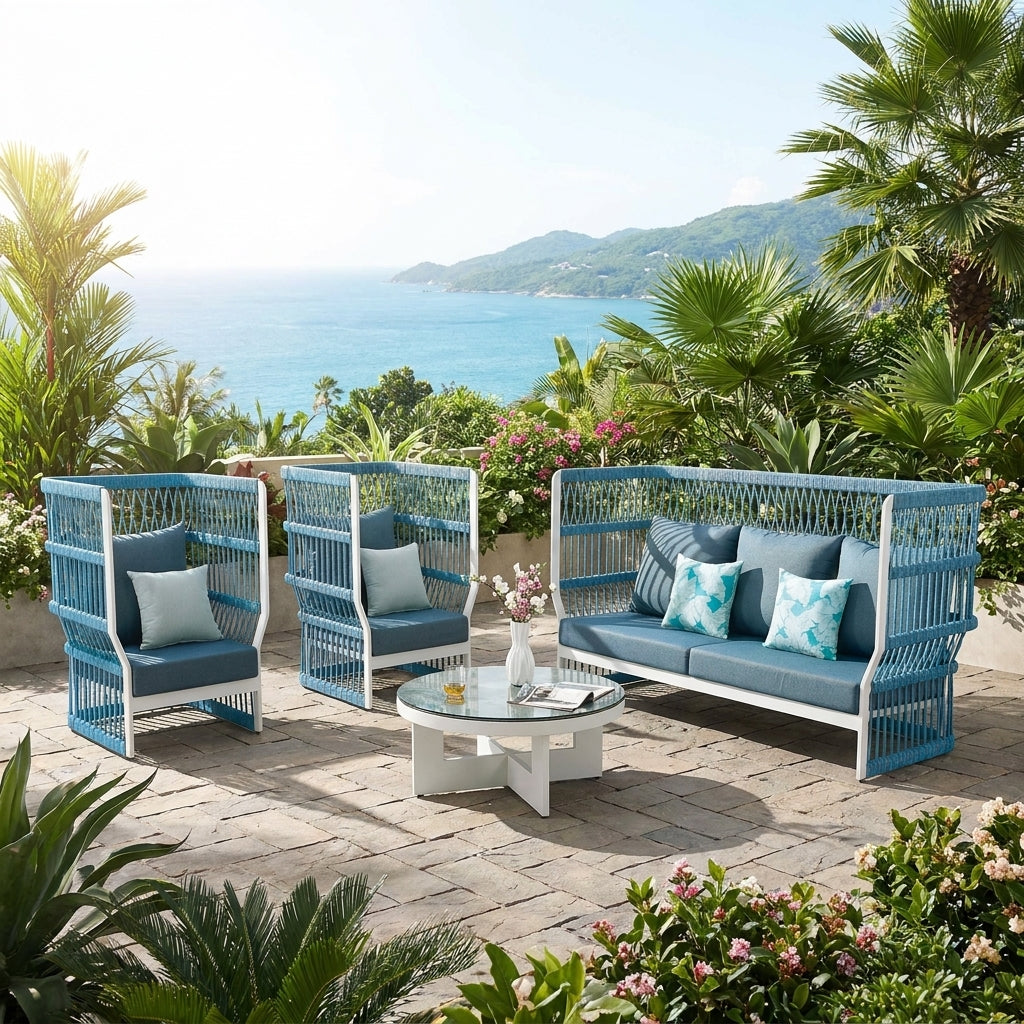 Seattle Outdoor Single Seater Sofa | Lounge | High Back | WA1117