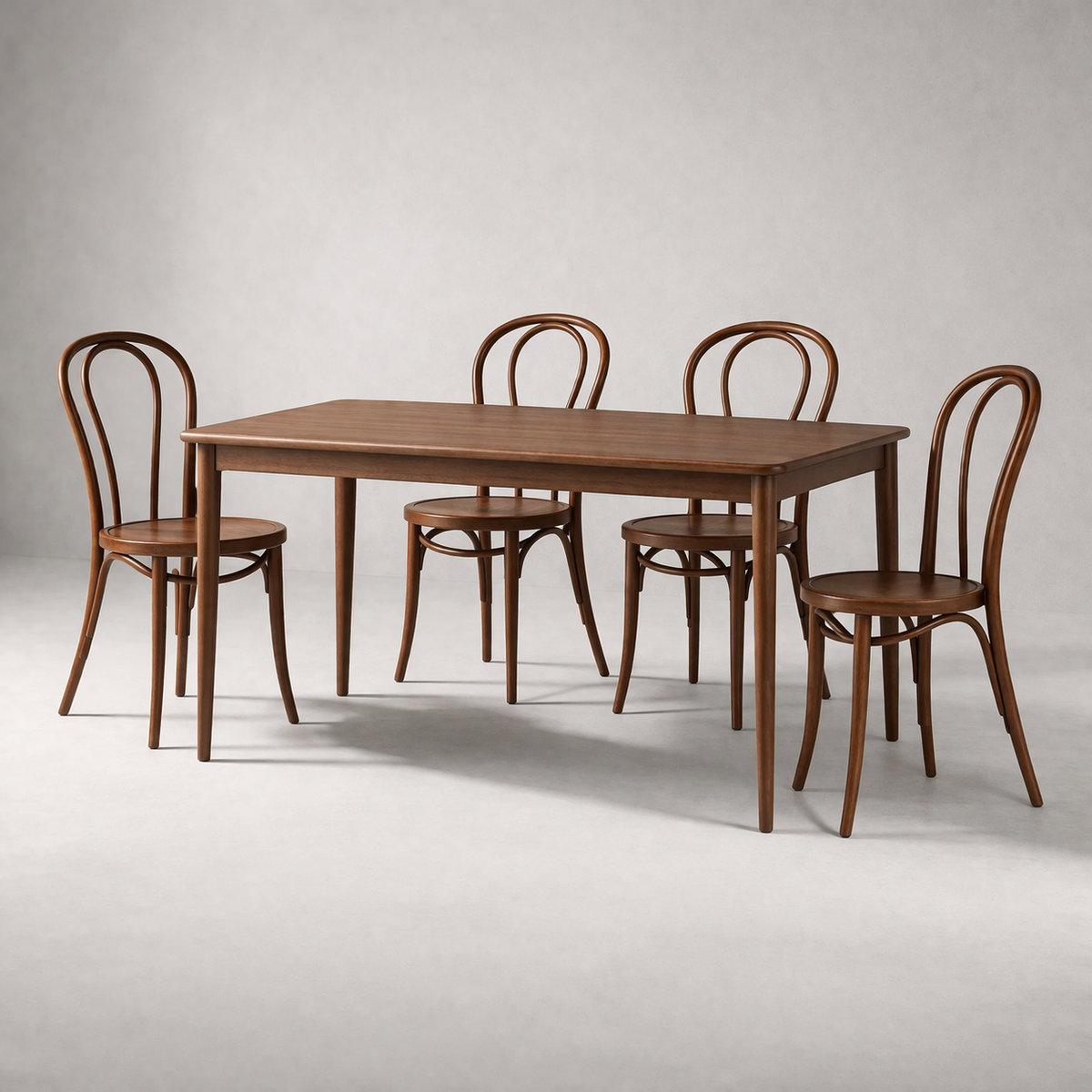 Seattle + Lyon Custom American Solid Wood Dining Set