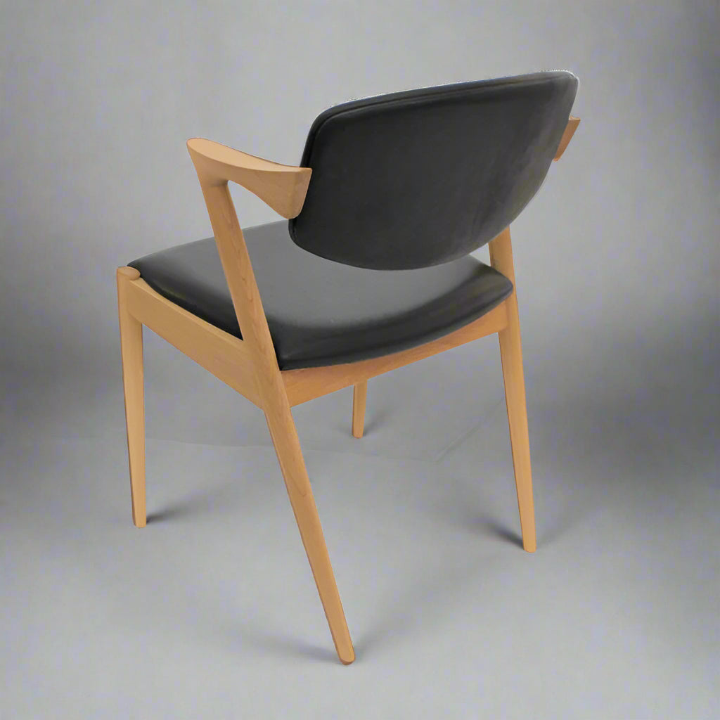 Sky Dining Chair (CH9267) - Custom Solid Wood American Oak Dining Chair Mid-Century Architect-Inspired Scandinavian Minimalist