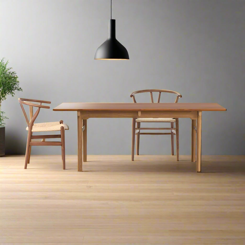 Dix® Solid Wood Series - Sling (DT829A) 1.4m Custom Solid Wood American Oak Dining Table Scandinavian Minimalist
