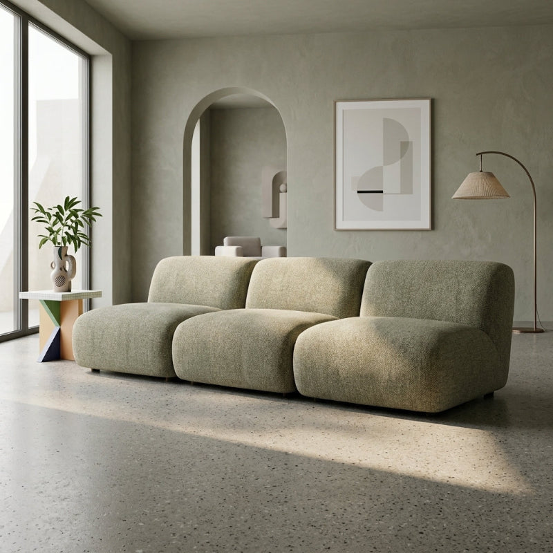 Snow SF2241 Custom Modular Sofa | Pet Friendly Leather & Fabric