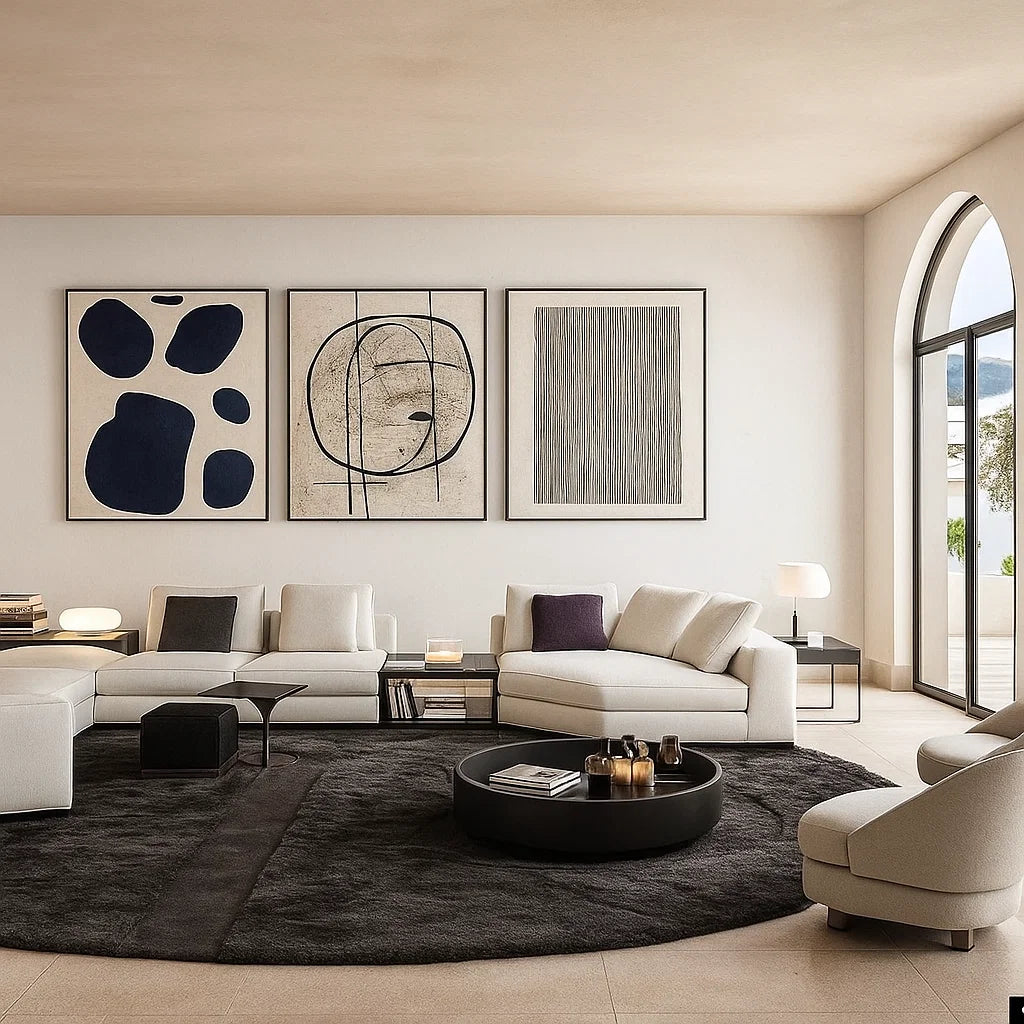 Strathen (SF12019) - Italian Minimalist Custom Sofa Bespoke in Leather &amp; Fabric