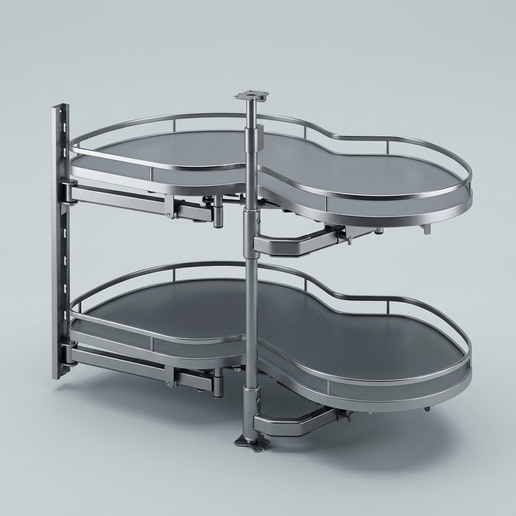 Swing-Out Corner Basket | Carbon Steel | Powder Coated