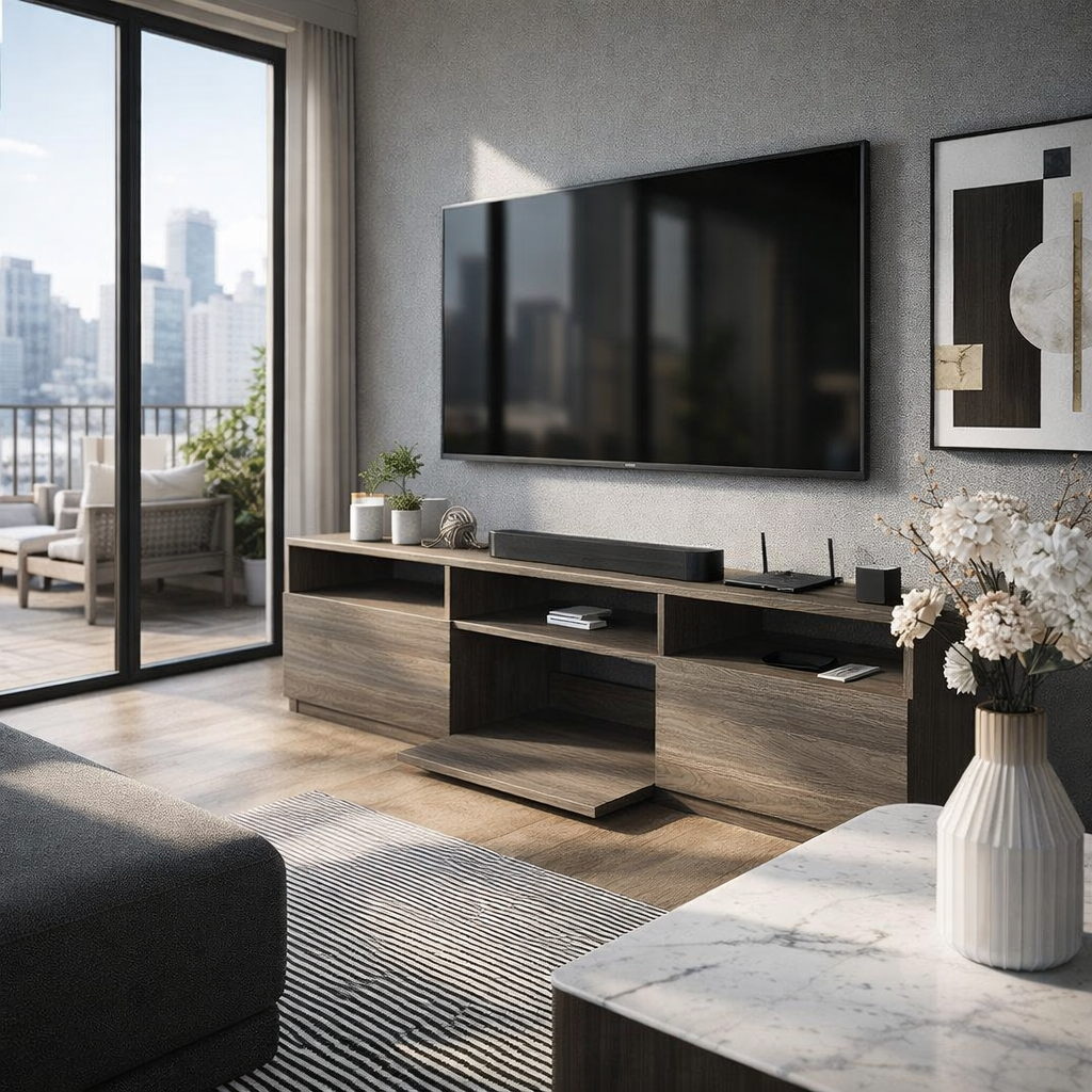 Americana Custom Storage TV Console Length 1.5m to 2m (T3)