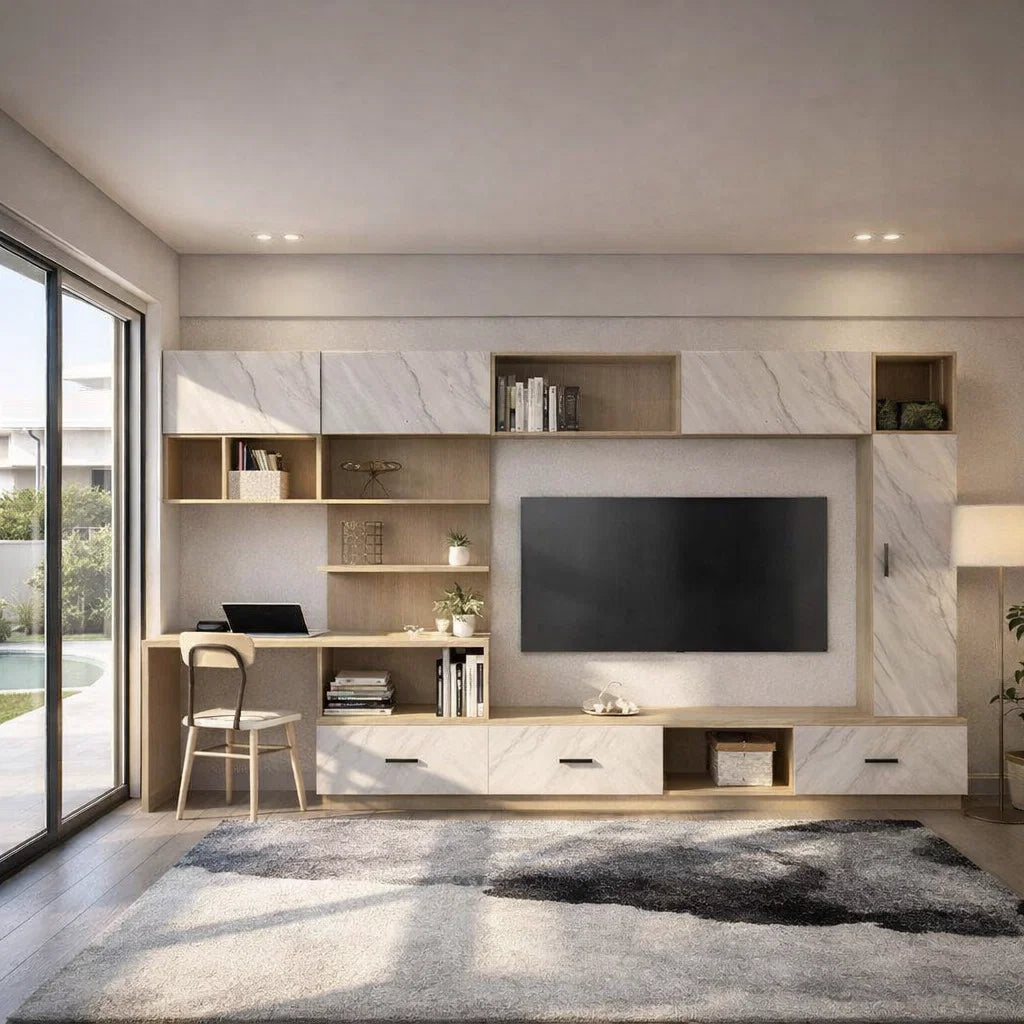 Americana Custom Built-In TV Console Cabinet (TV9)