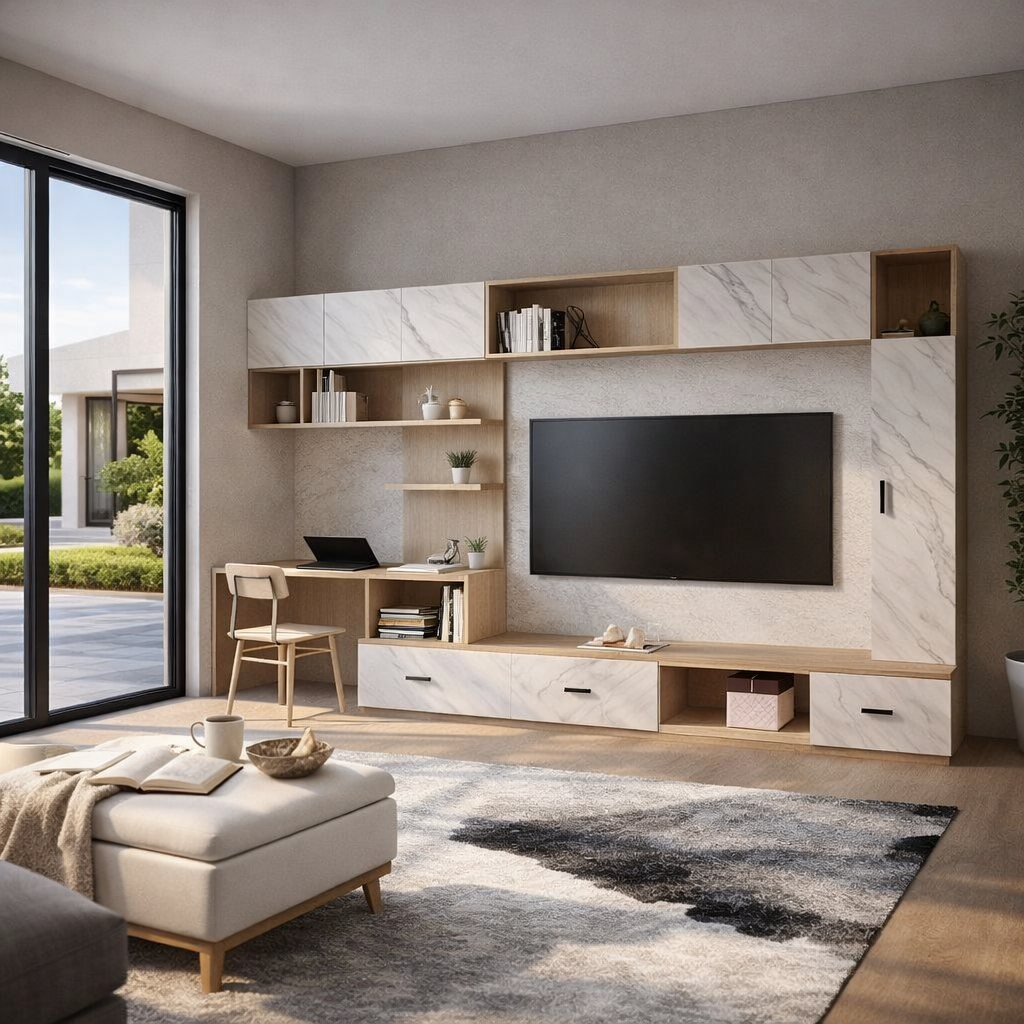 Americana Custom Built-In TV Console Cabinet (TV9)