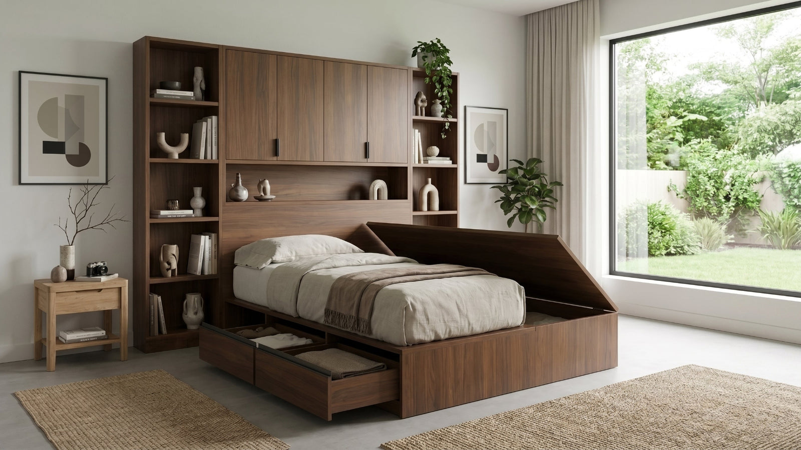 Tatami Storage Bed Picket & Rail