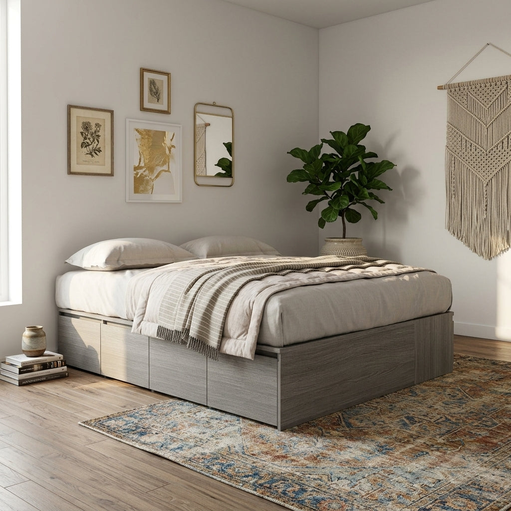 Tatami Storage® Platform Bed TQ12 | Queen Size