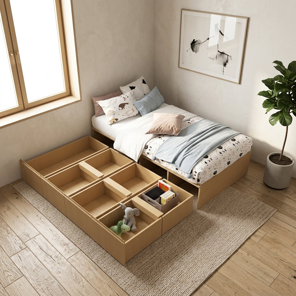 Tatami Storage® Platform Bed TS12 | Single Super Single Size-2