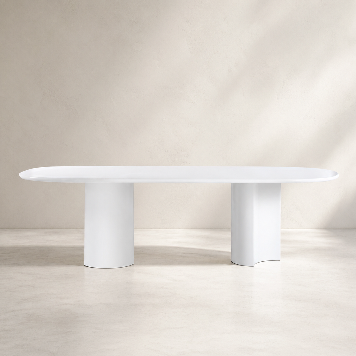 Tavola Custom Mid Century Sculptural Design Table | Organic Fiberglass