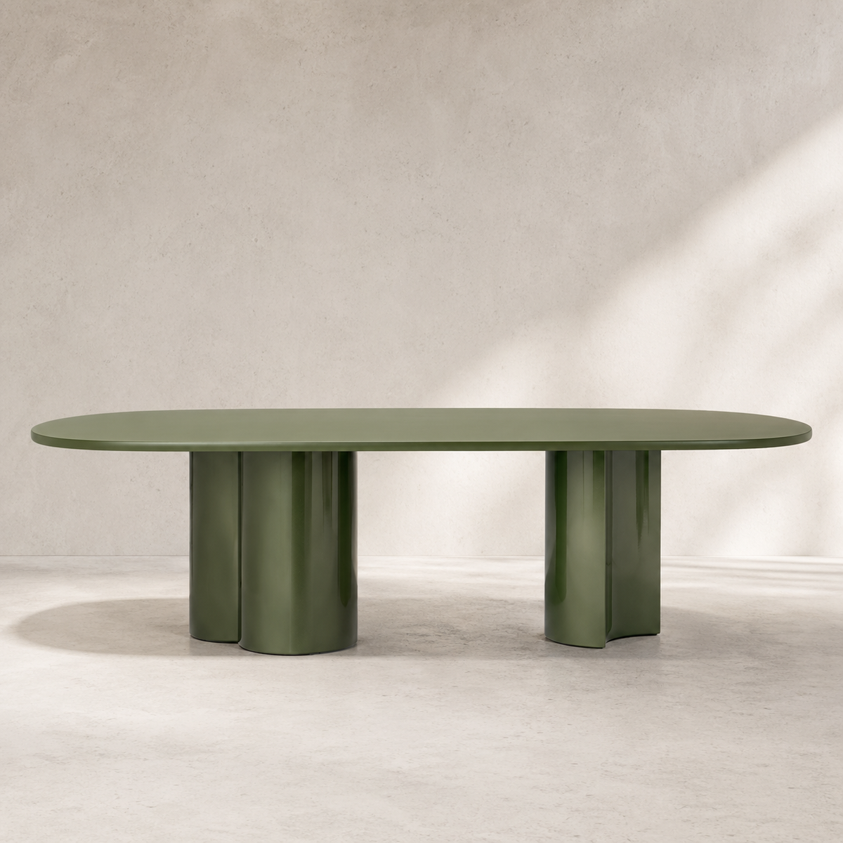 Tavola Custom Mid Century Sculptural Design Table | Organic Fiberglass