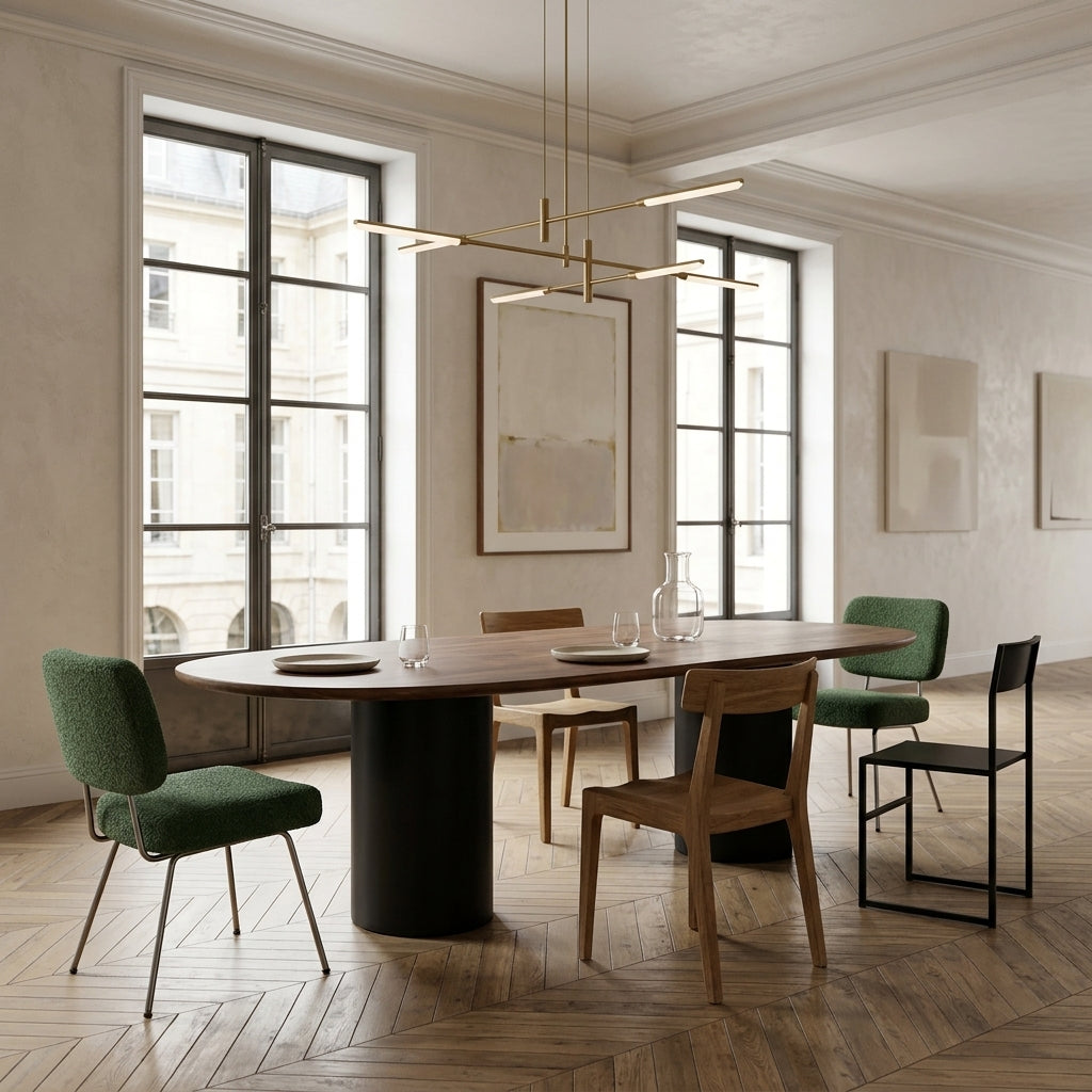 Tavola Custom Mid Century Sculptural Design Table | Organic Fiberglass
