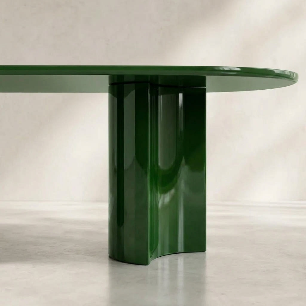 Tavola Custom Mid Century Sculptural Design Table | Organic Fiberglass