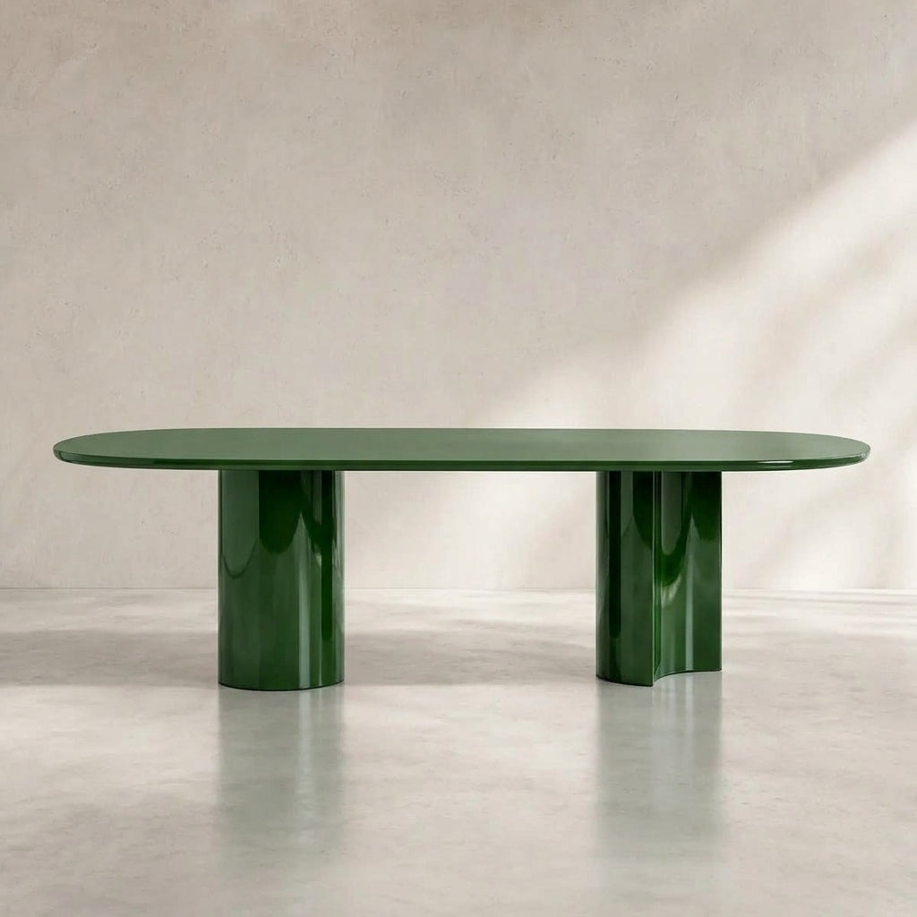 Tavola Custom Mid Century Sculptural Design Table | Organic Fiberglass