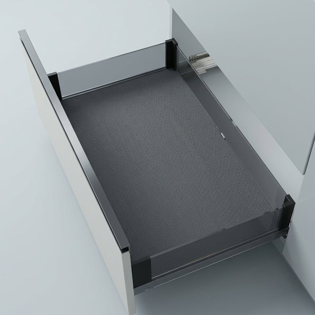 Three sided Pull-Out Basket | Aluminum | Glass