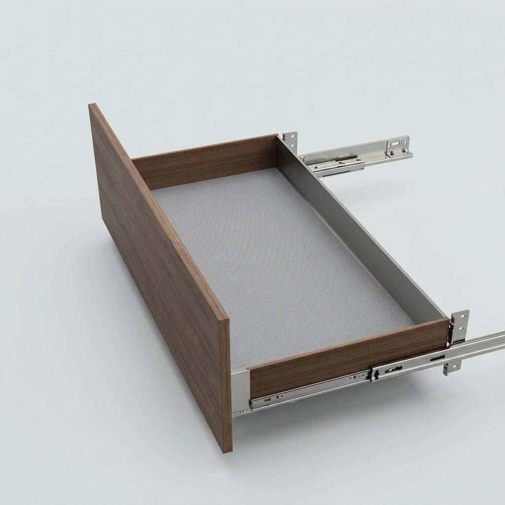 Three sided Pull-Out Basket | Power Coated Steel | Aluminum