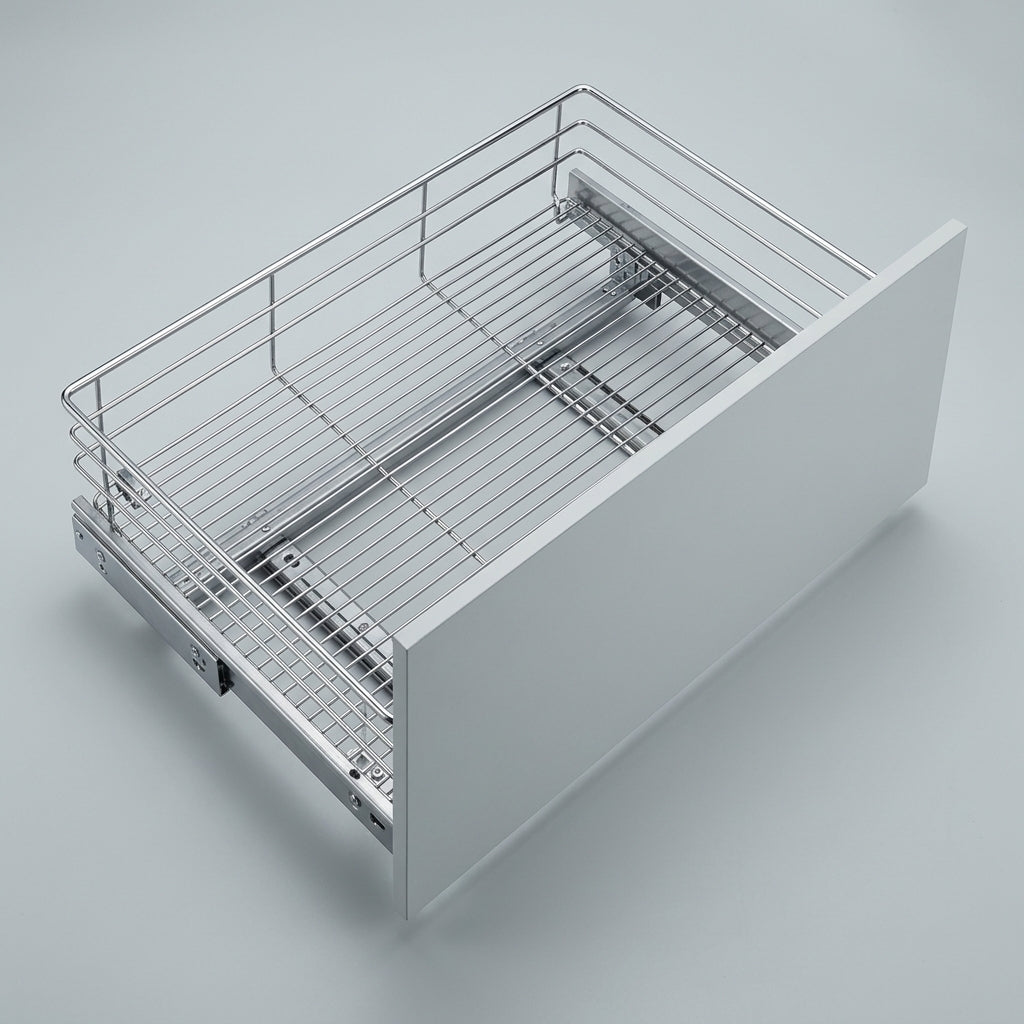Three sided Pull-Out Basket | Stainless Steel