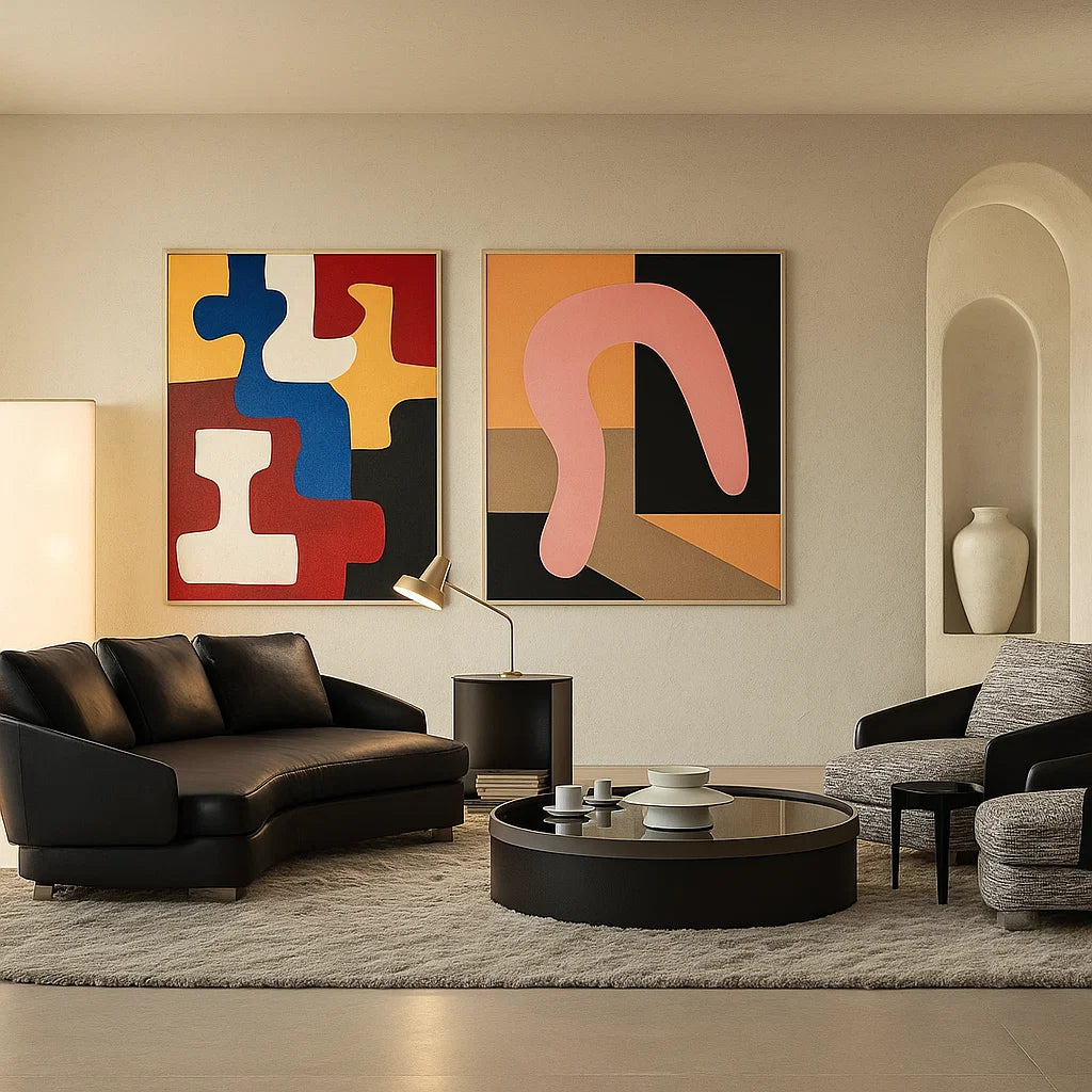 Trevan (SF12020) - Italian Minimalist Custom Sofa Bespoke in Leather &amp; Fabric