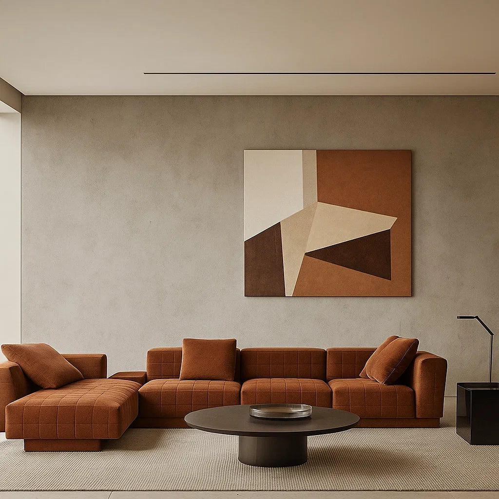 Twilight (SF12006) - Italian Minimalist Custom Sofa Bespoke in Leather &amp; Fabric