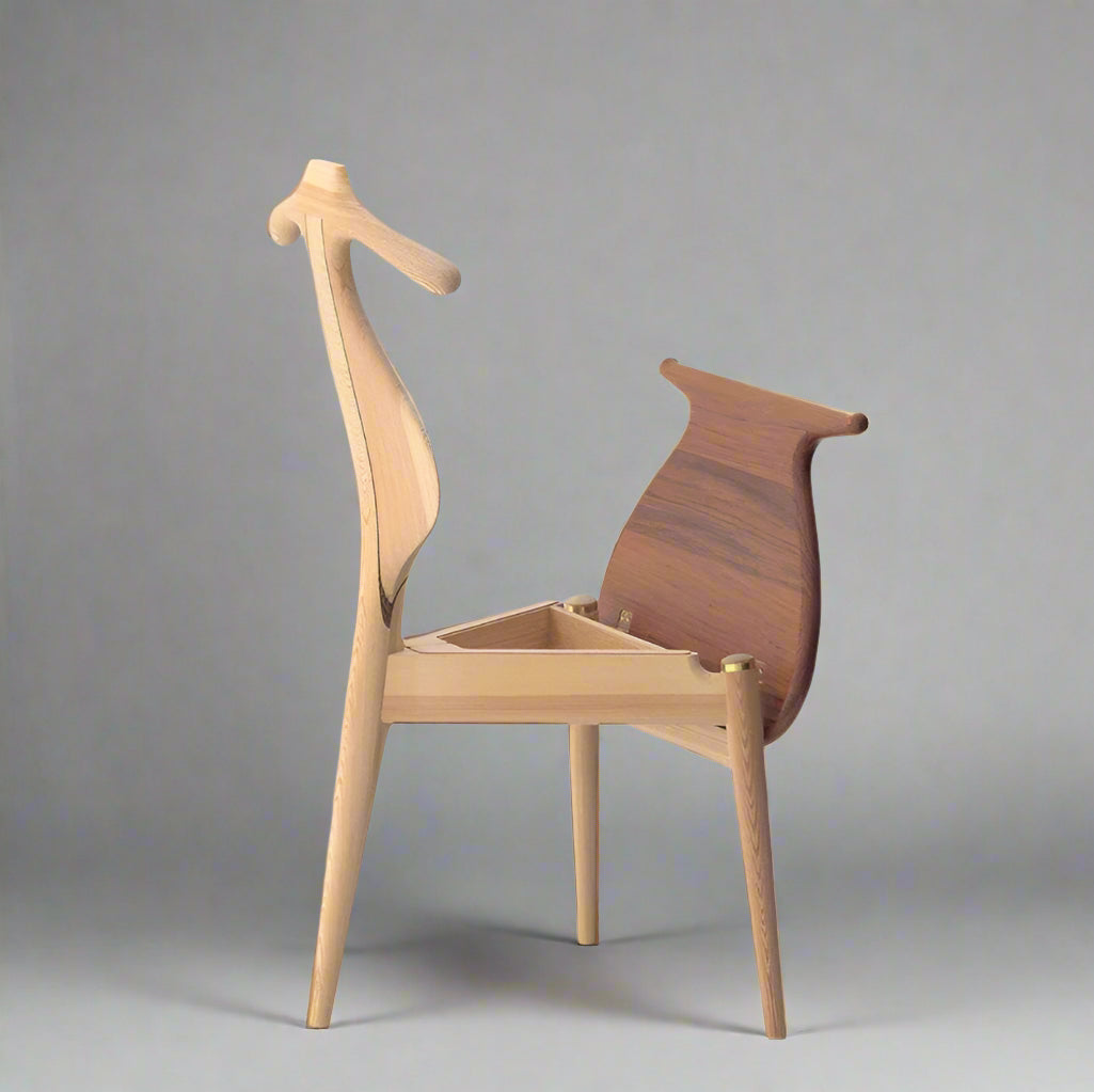 Valent Dining Chair (CH2250) - Custom Solid Wood American Oak Dining/Lounge Chair Mid-Century Architect-Inspired Scandinavian Minimalist