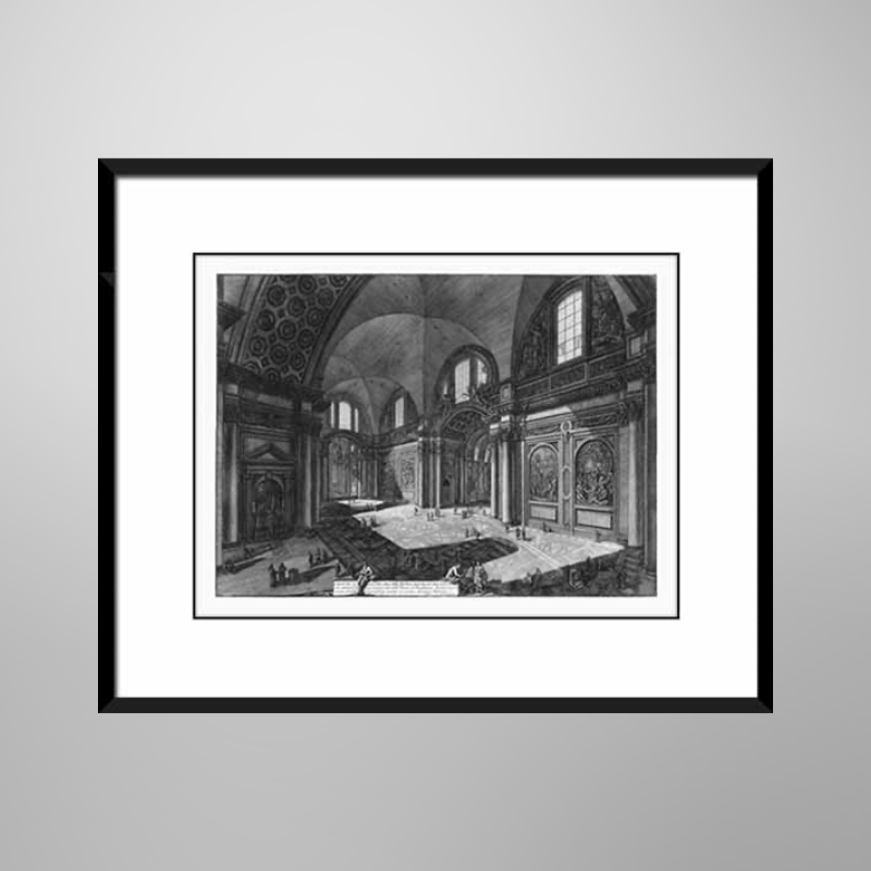 Veduta Interna Della Chiesa Della Madonna", c.1770 