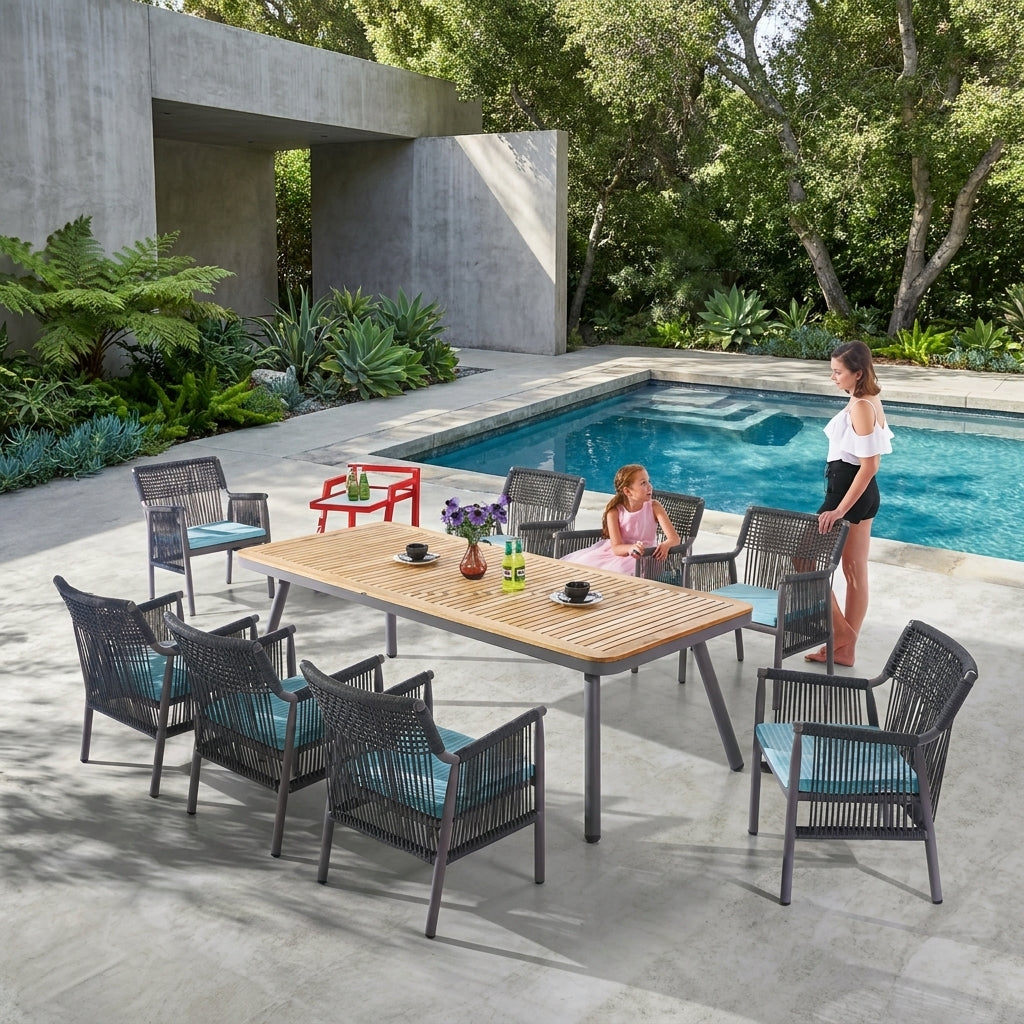 Venice Outdoor Dining Table | Teak Wood | WA4051